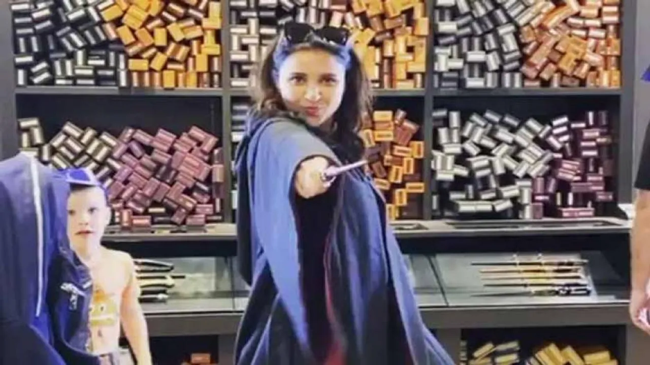 Parineeti Chopra Turns 'Wizard' With Harry Potter's Robe & Magic Wand | WATCH