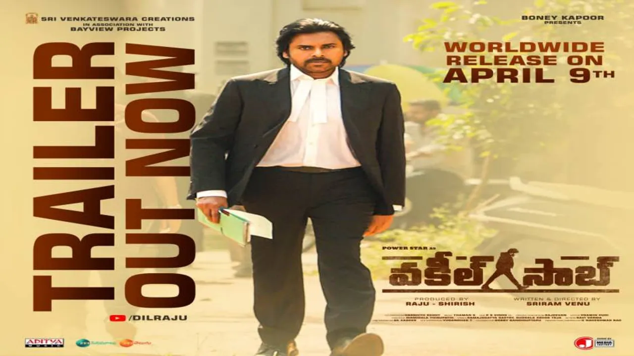 Pawan Kalyan's Vakeel Saab Trailer Release: Fans Create Ruckus At Vizag Theater #Watch!