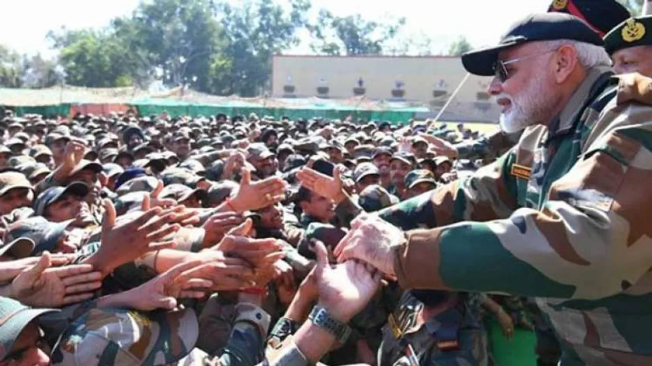 PM Modi Celebrates Diwali With Soldiers At LoC