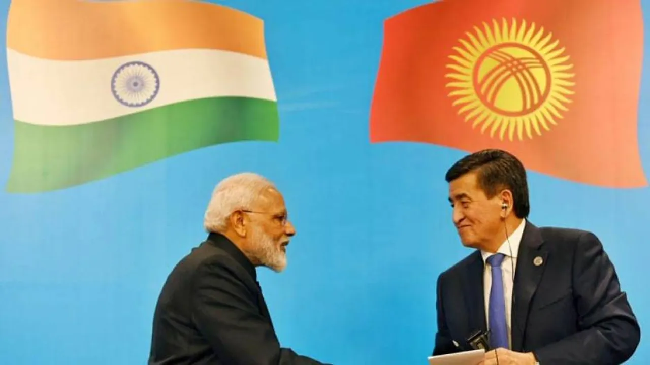 Kyrgyz President gifts hat, coat to Modi