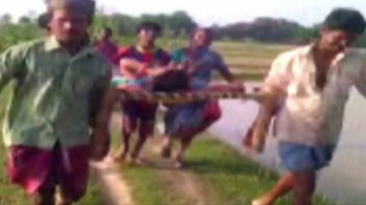 Man or inhuman: Woman in labour denied access by neighbour to reach ambulance