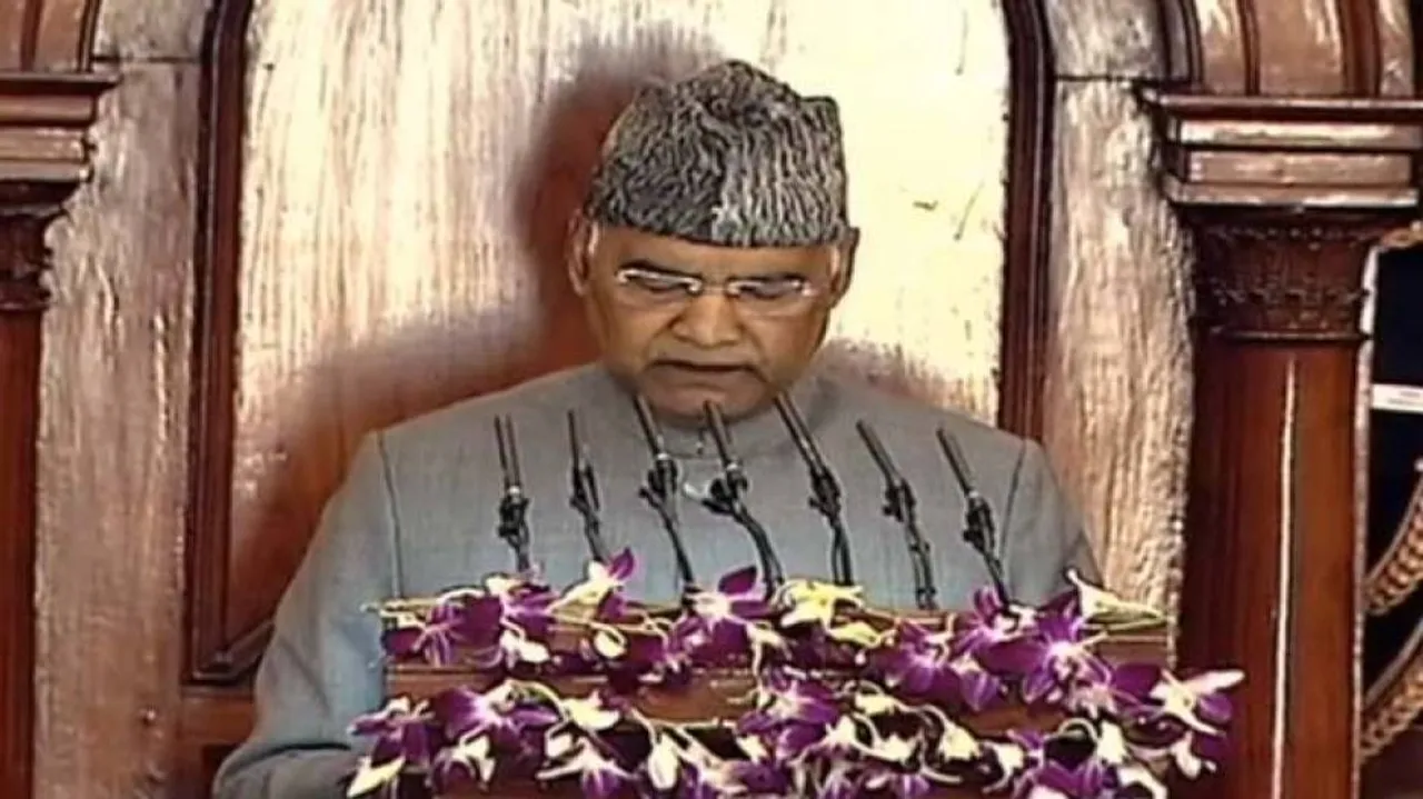 President Kovind Terms CAA 'Historic', Oppn Members Protest