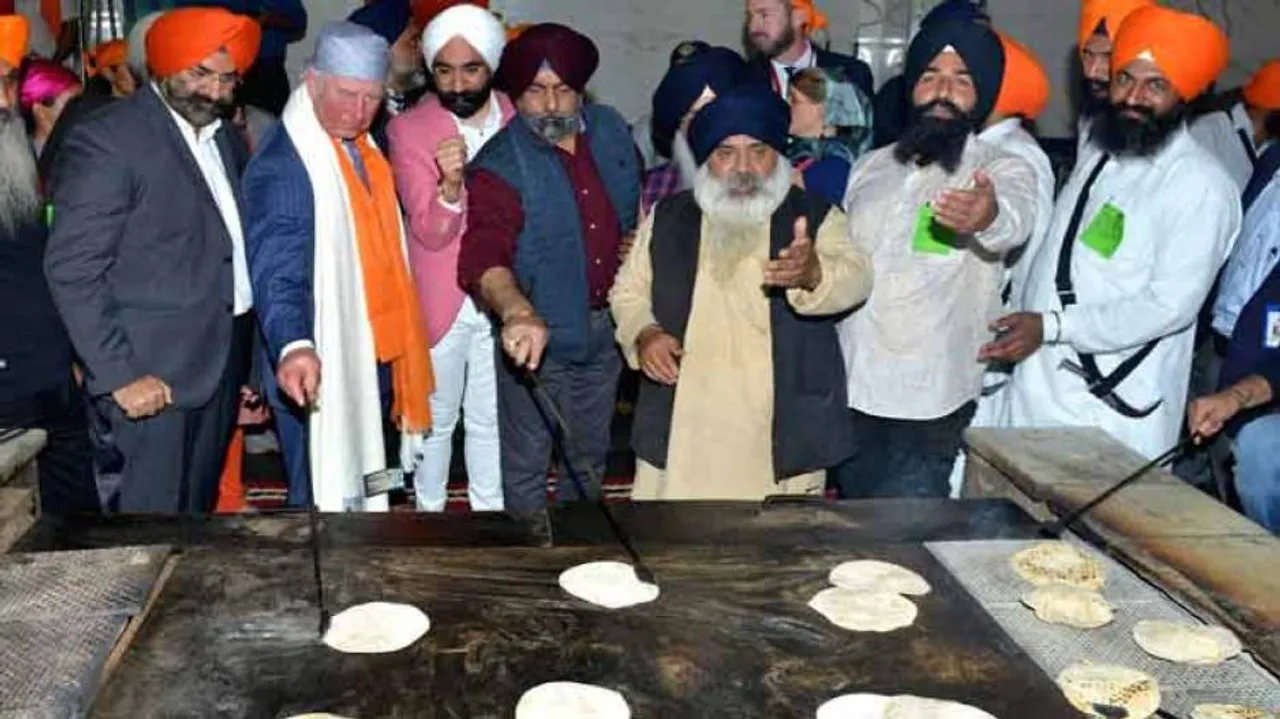 Prince Charles Visits Gurdwara, Tries Flipping 'Chapati'