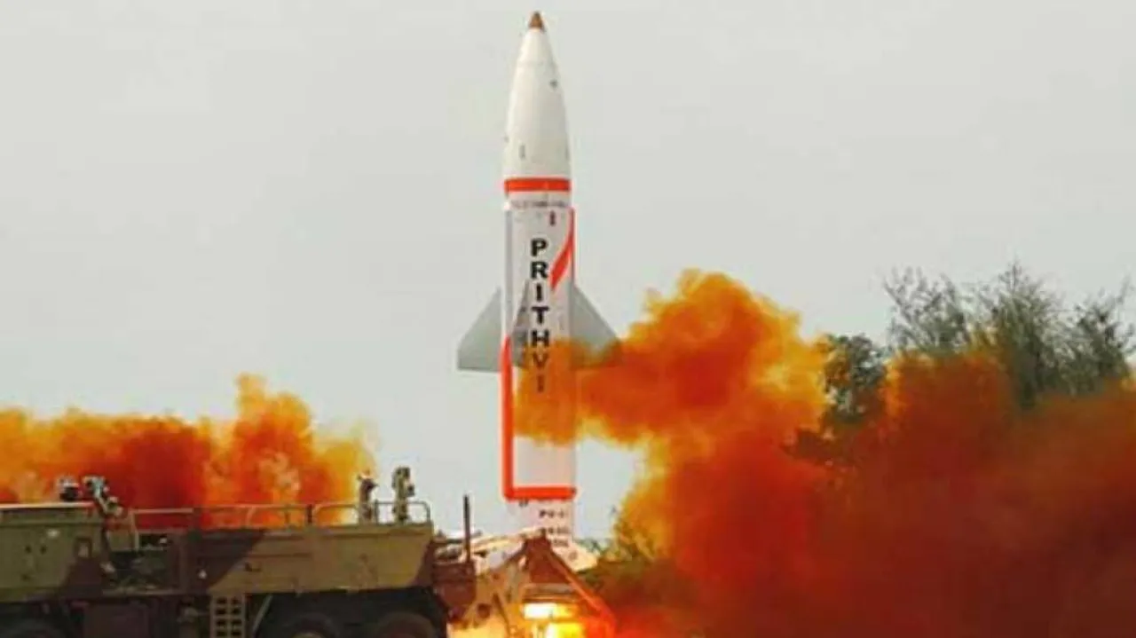 Prithvi-II ballistic missile successfully test fired in Chandipur