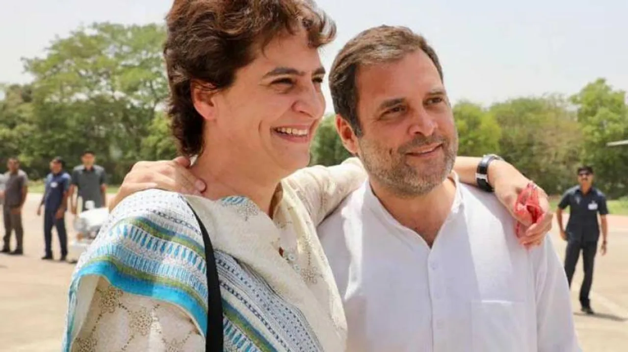 Rahul, Priyanka take dig at Modi on 100 days in office