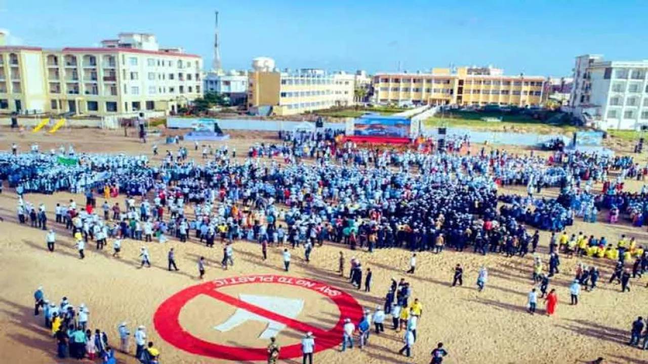 World's Biggest Coastal Cleanup Campaign At Puri Beach