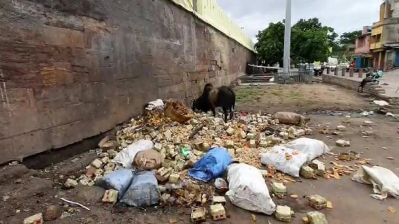 Puri Srimandir Dry Prasad Dumped In Drain!