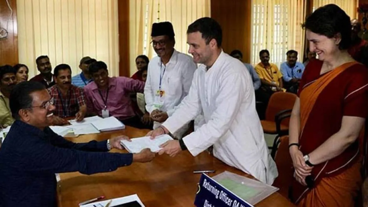 Rahul files nomination, Congress vows to sweep Kerala