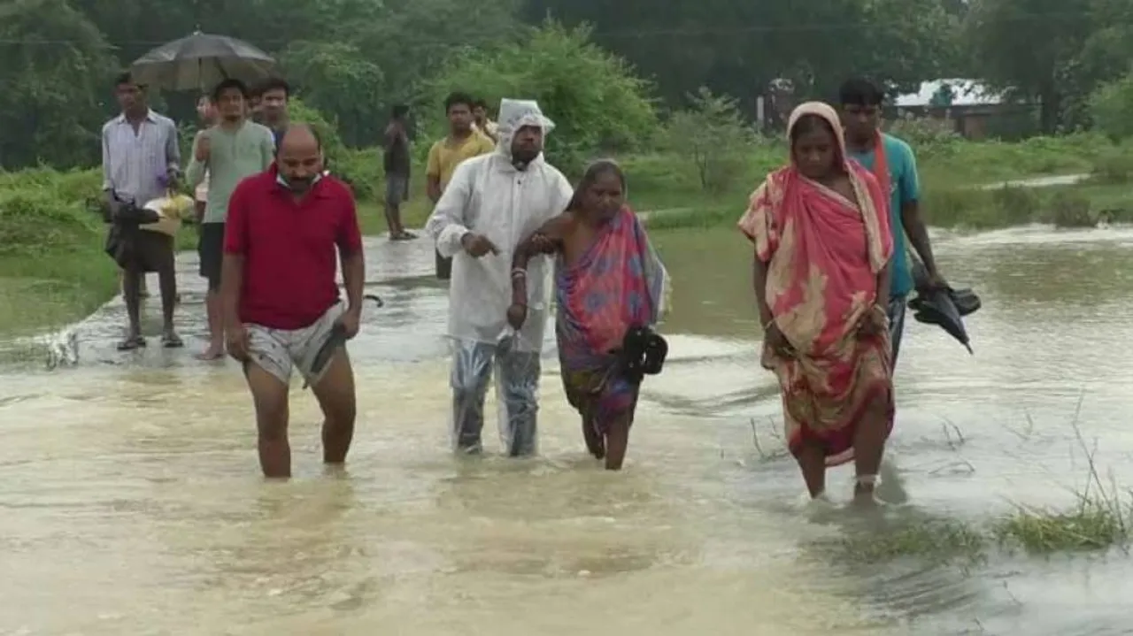 Odisha Rains: Red Alert For 9 Districts, Flood Scare In Several Parts