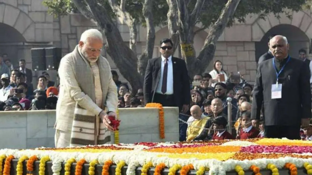 Mahatma's Sesquicentennial: PM Leads Nation In Paying Tribute