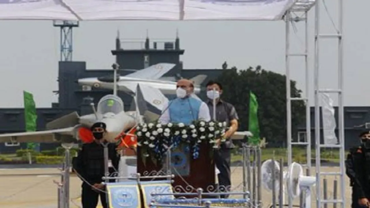 5 Rafale Jets Inducted, Can Be Deployed At LAC At Short  Notice: Rajnath Singh