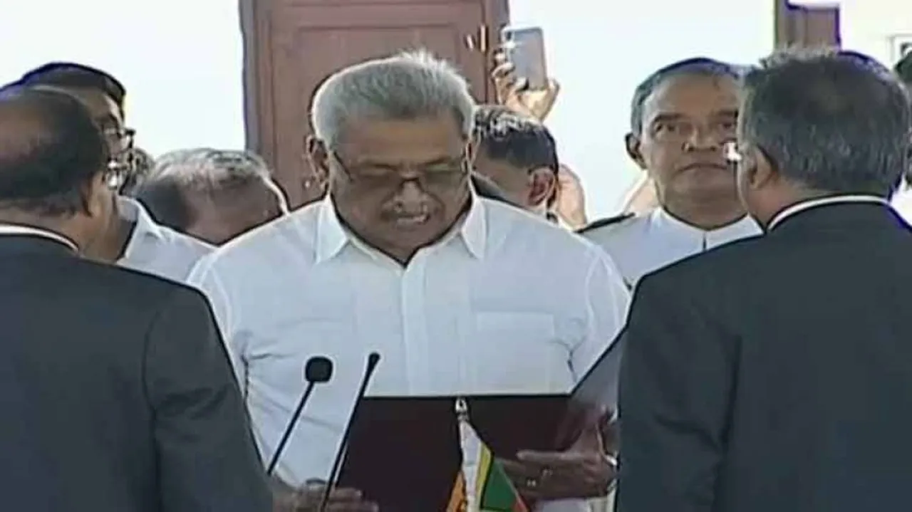 Gotabaya Rajapaksa Sworn In As Sri Lankan President