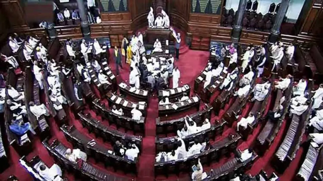 Quota bill moved in Rajya Sabha amid uproar