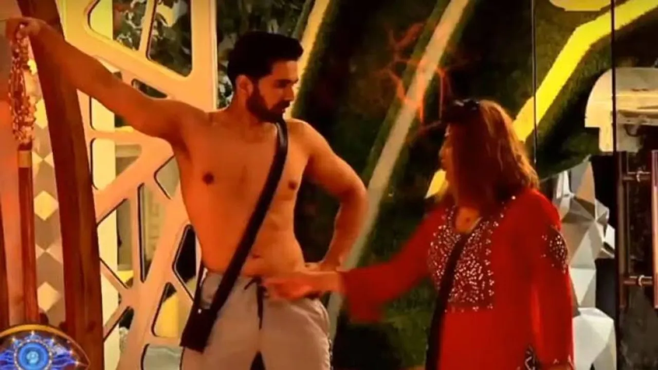 Bigg Boss 14: Rakhi Pulls Strings Of Abhinav's Shorts; Rubina Warns Her Not To Cross Line