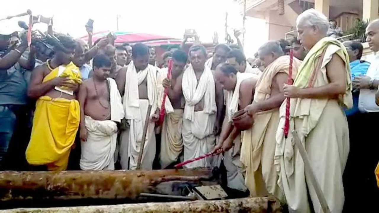 Chariot construction begins for Puri Rath Yatra