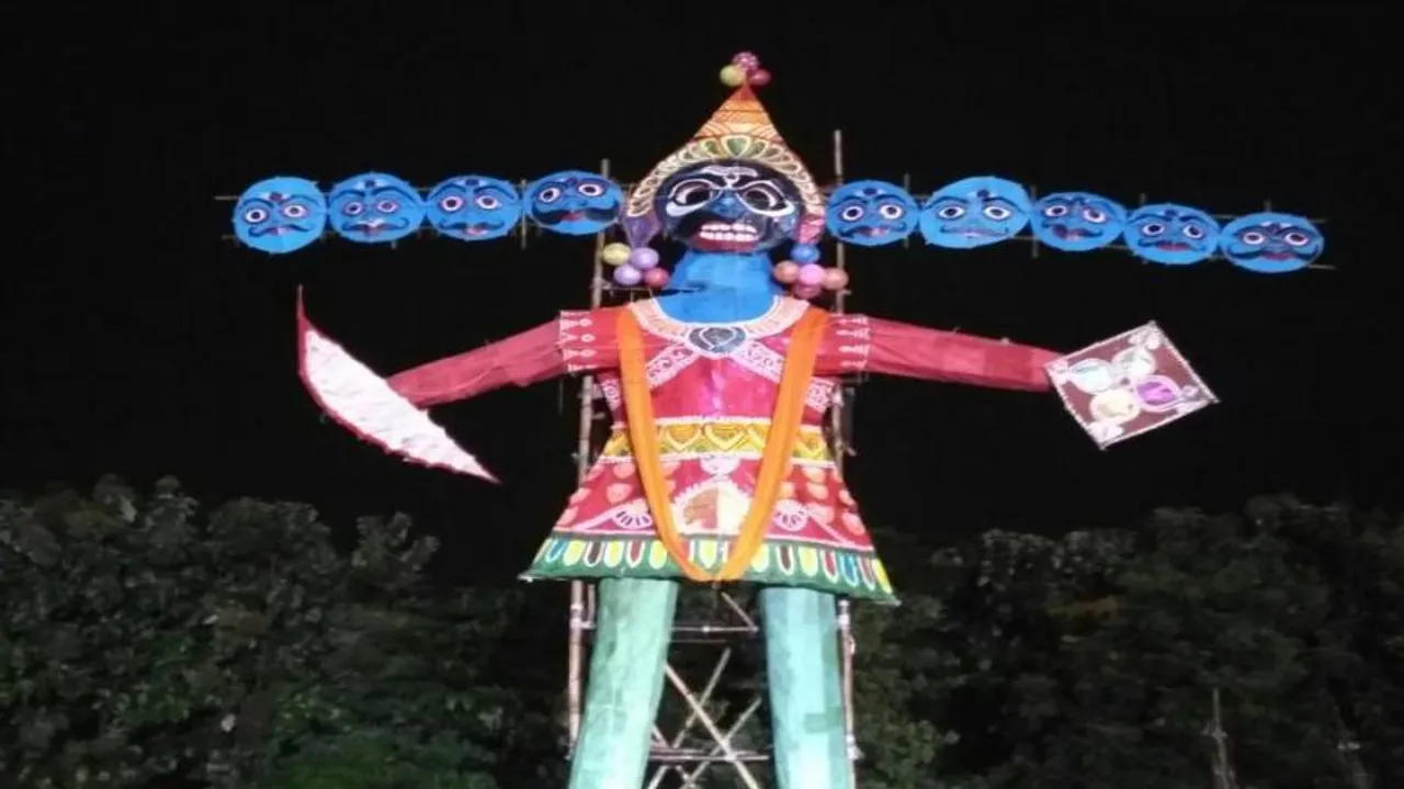 ‘Ravana Podi’ marks end of Dussehra, immersion tomorrow