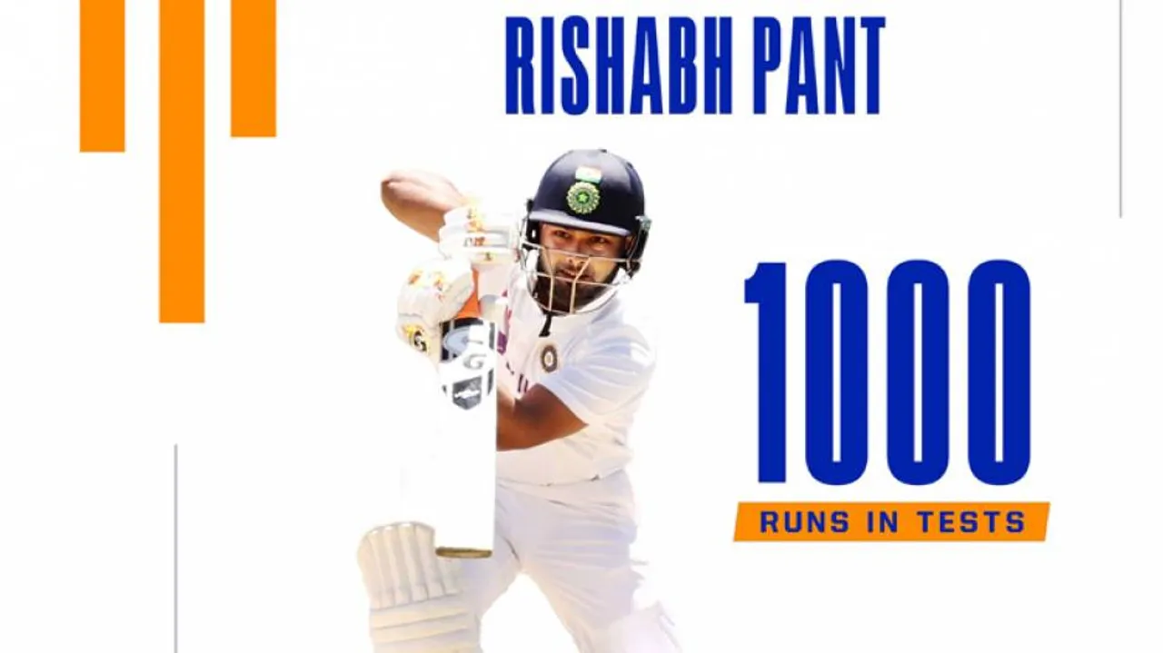 Rishabh Pant Fastest Indian Wicketkeeper To Score 1,000 Test Runs