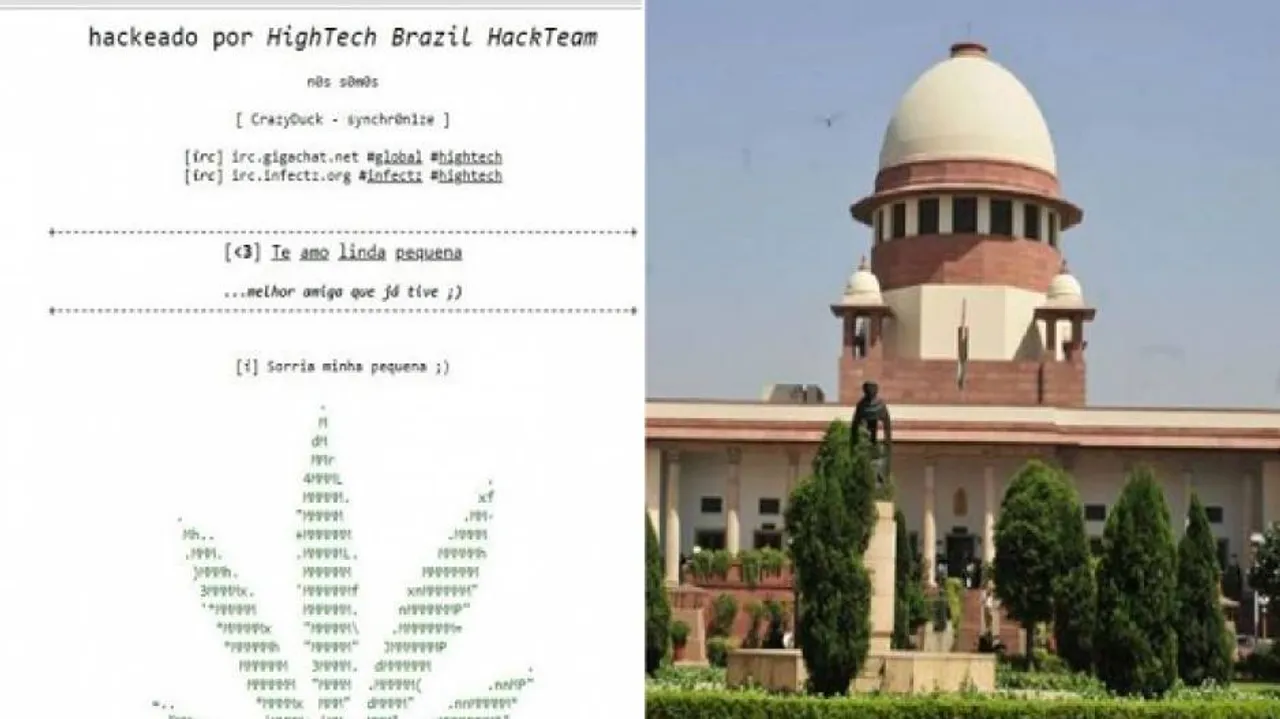 Supreme Court Website Hacked?