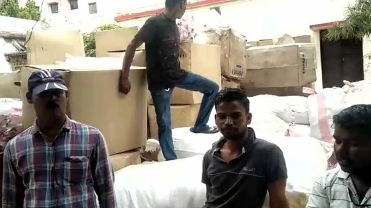 Huge Cache Of Single Use Plastics Seized In Bhubaneswar