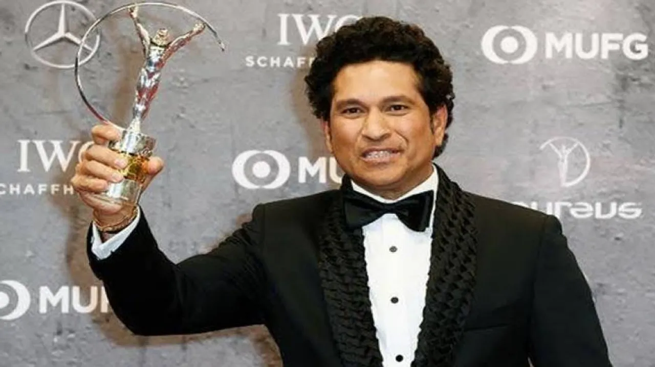 Cricket Legend Tendulkar Receives Best Laureus Sporting Moment