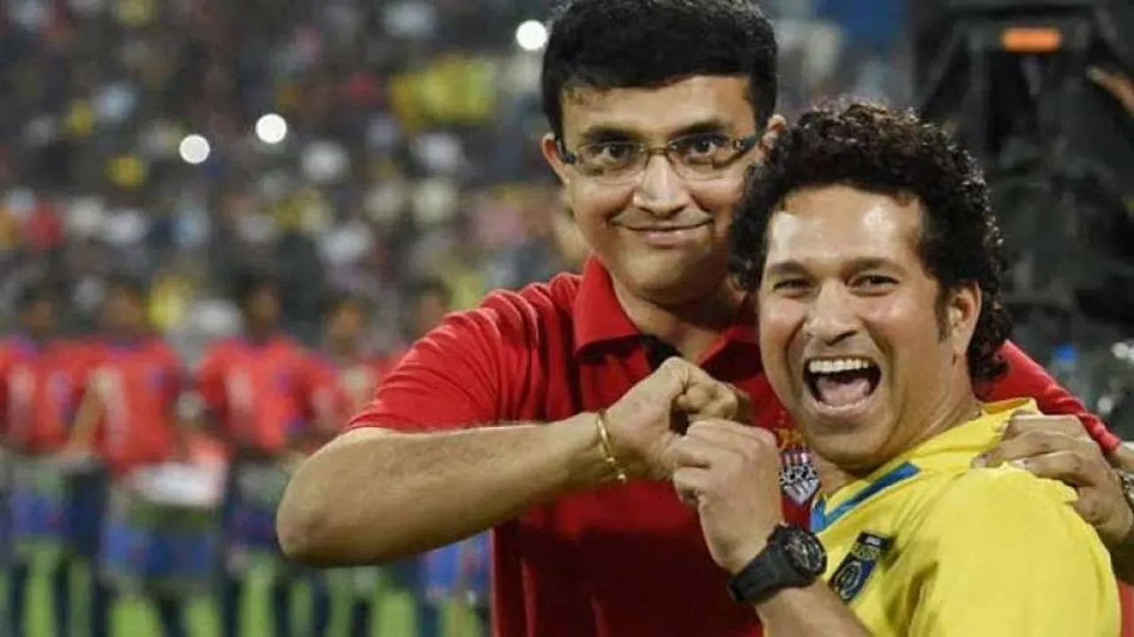 Sachin Tendulkar Pulls Sourav Ganguly's Leg Over Fitness On Social Media