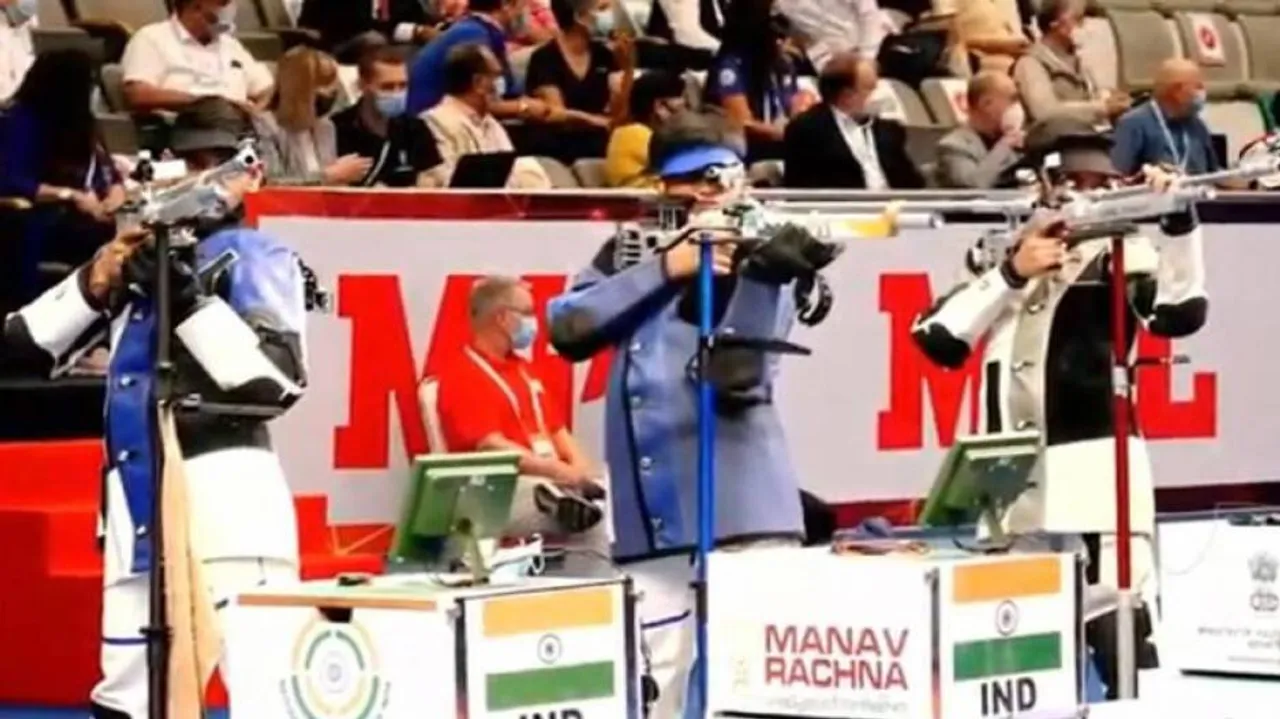 ISSF World Cup: India Win Silver In Men's Team Air Rifle Event, Women Finish Fourth