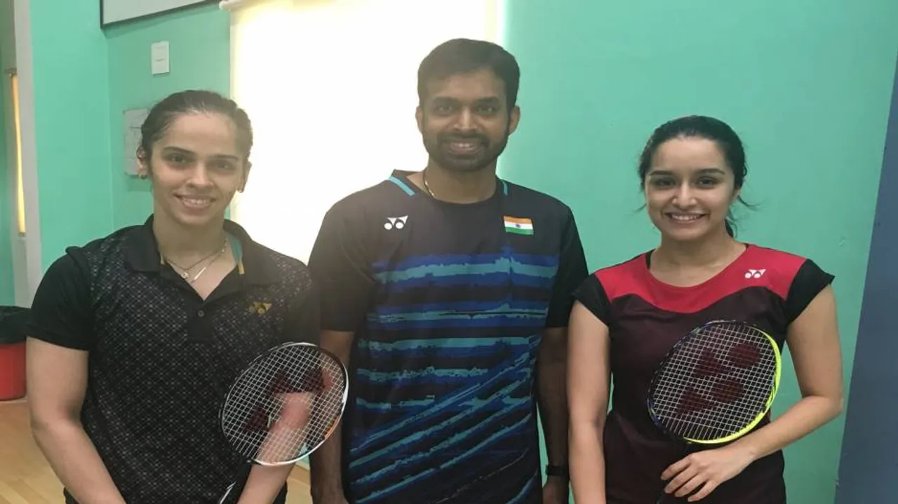 Shraddha Kapoor trains with Saina Nehwal for biopic
