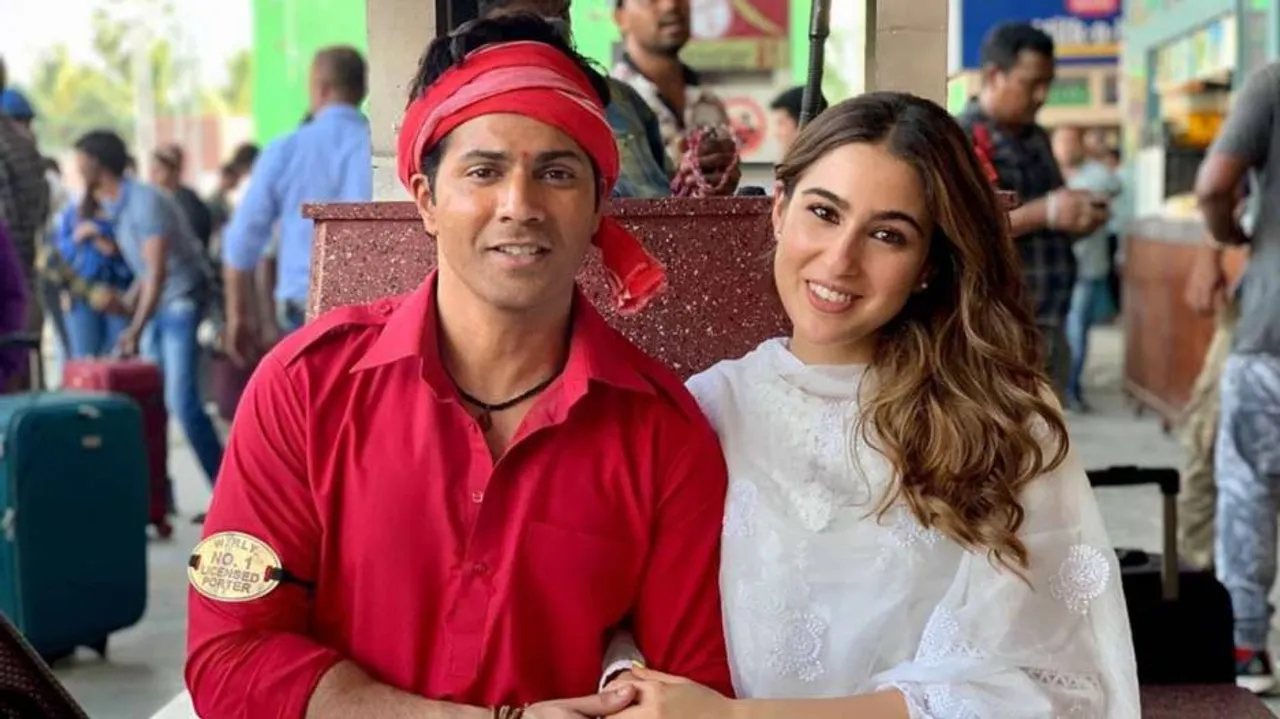 Varun Dhawan Introduces Sara Ali Khan in Coolie No.1’s Teri Bhabhi Song, Netizens React