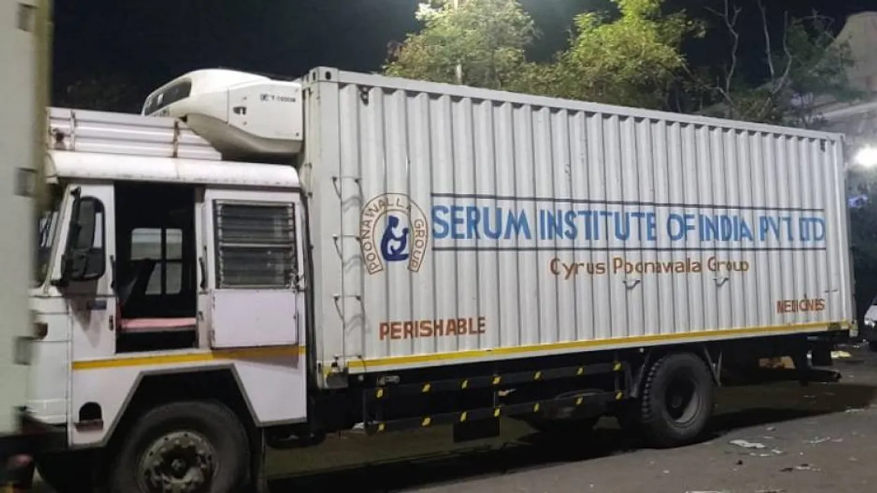 First Covishield Vaccines Consignment Leaves Serum Institute | WATCH