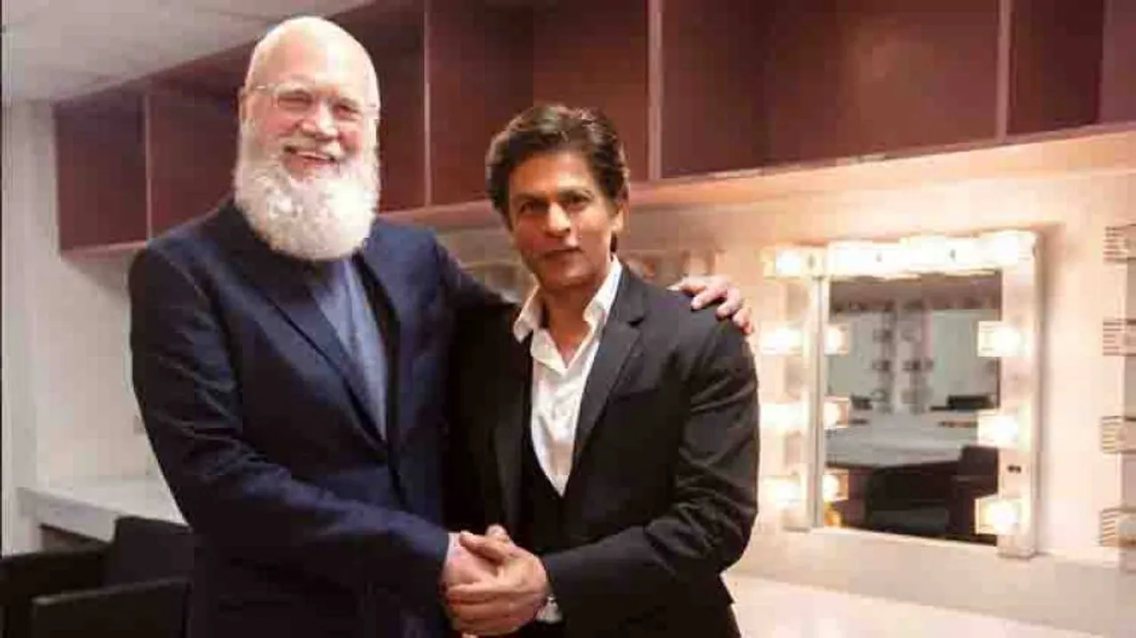 Shah Rukh Khan shoots with David Letterman for his show