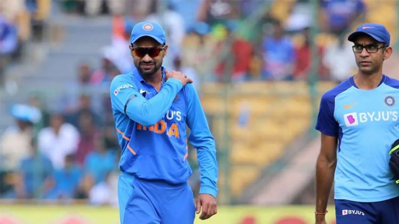 India's Injury Woes: Shikhar Dhawan Ruled Out Of T20s In New Zealand Tour