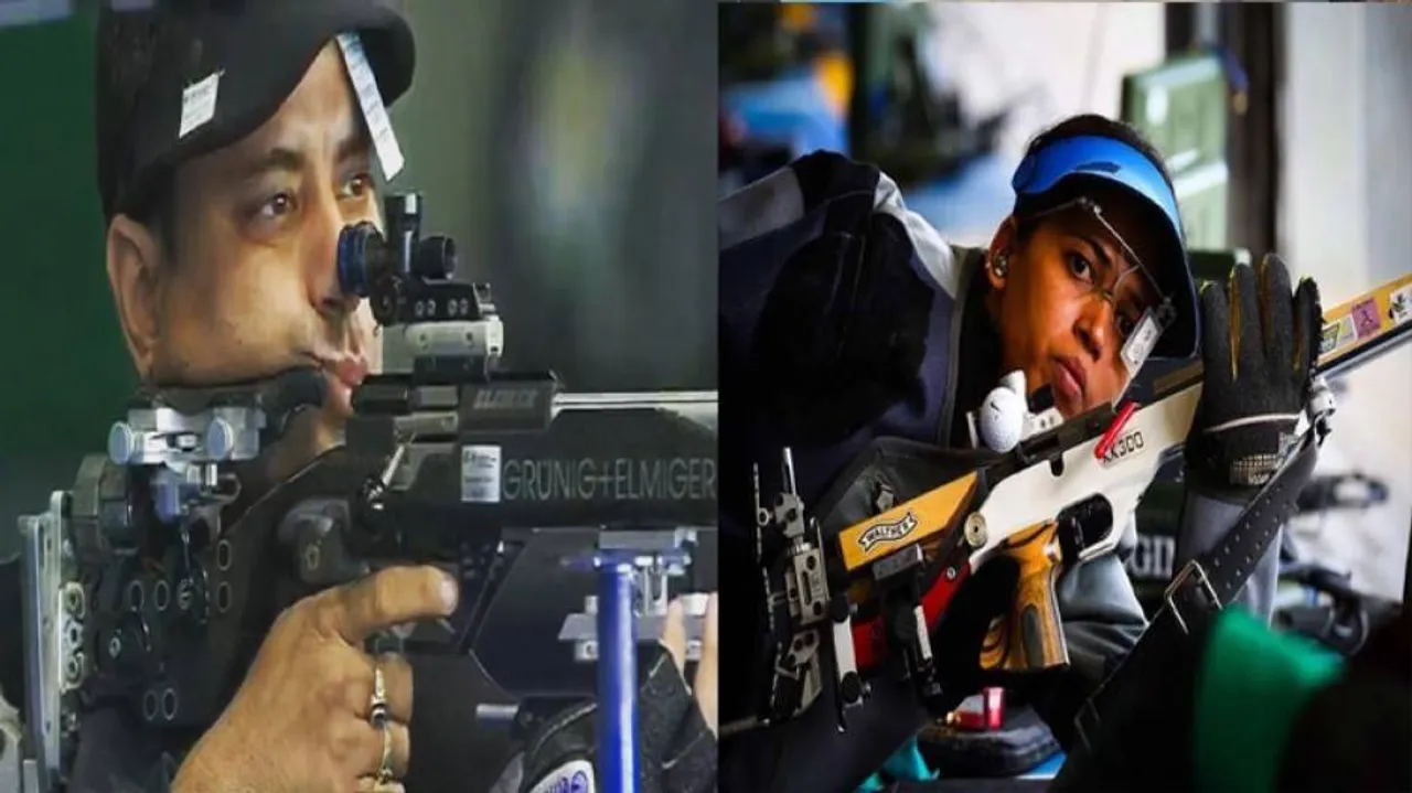 Shooting WC: India Take Gold In 50m Rifle 3 Positions Mixed Team