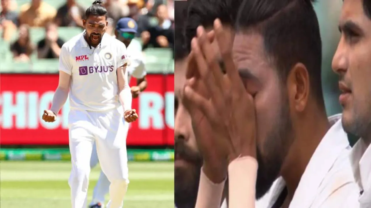 Aus Vs Ind: Mohammed Siraj Gets Emotional While Singing National Anthem At SCG