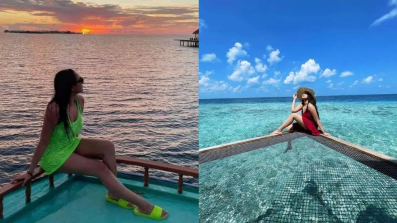 Sonakshi Sinha Takes Deep Dive in Blue Waters of Maldives; Reveals Glimpses of Underwater Life