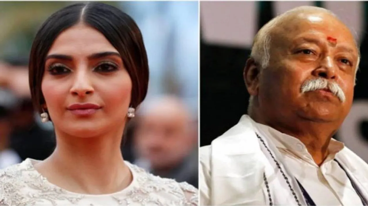 Sonam Kapoor Slams RSS Chief Mohan Bhagwat!