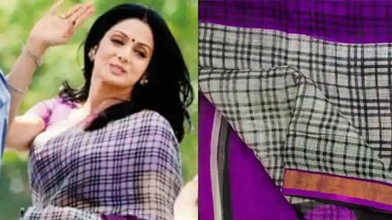 Sridevi's sari being auctioned a year after her death