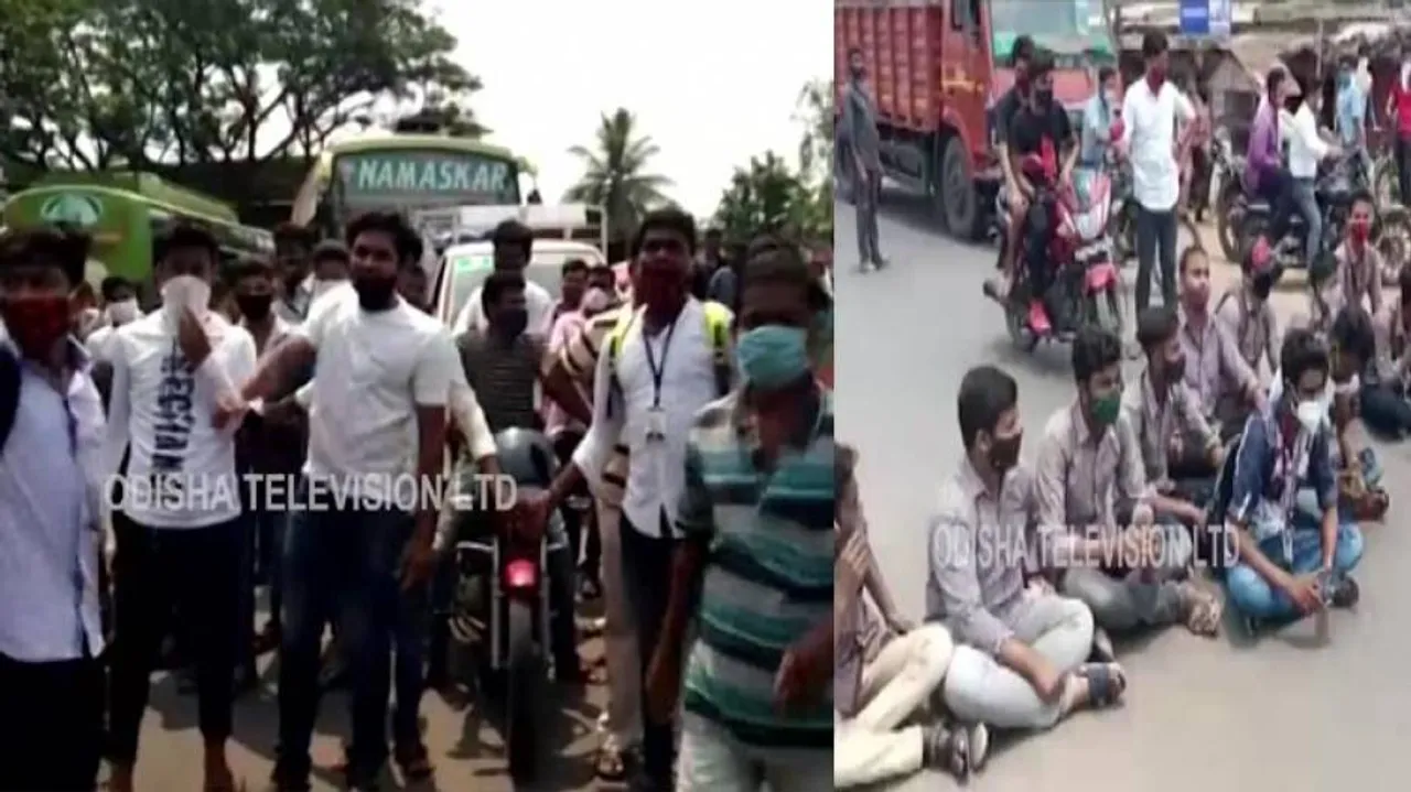 Odisha: Students Intensify Stir Demanding Cancellation Of Plus II Exams
