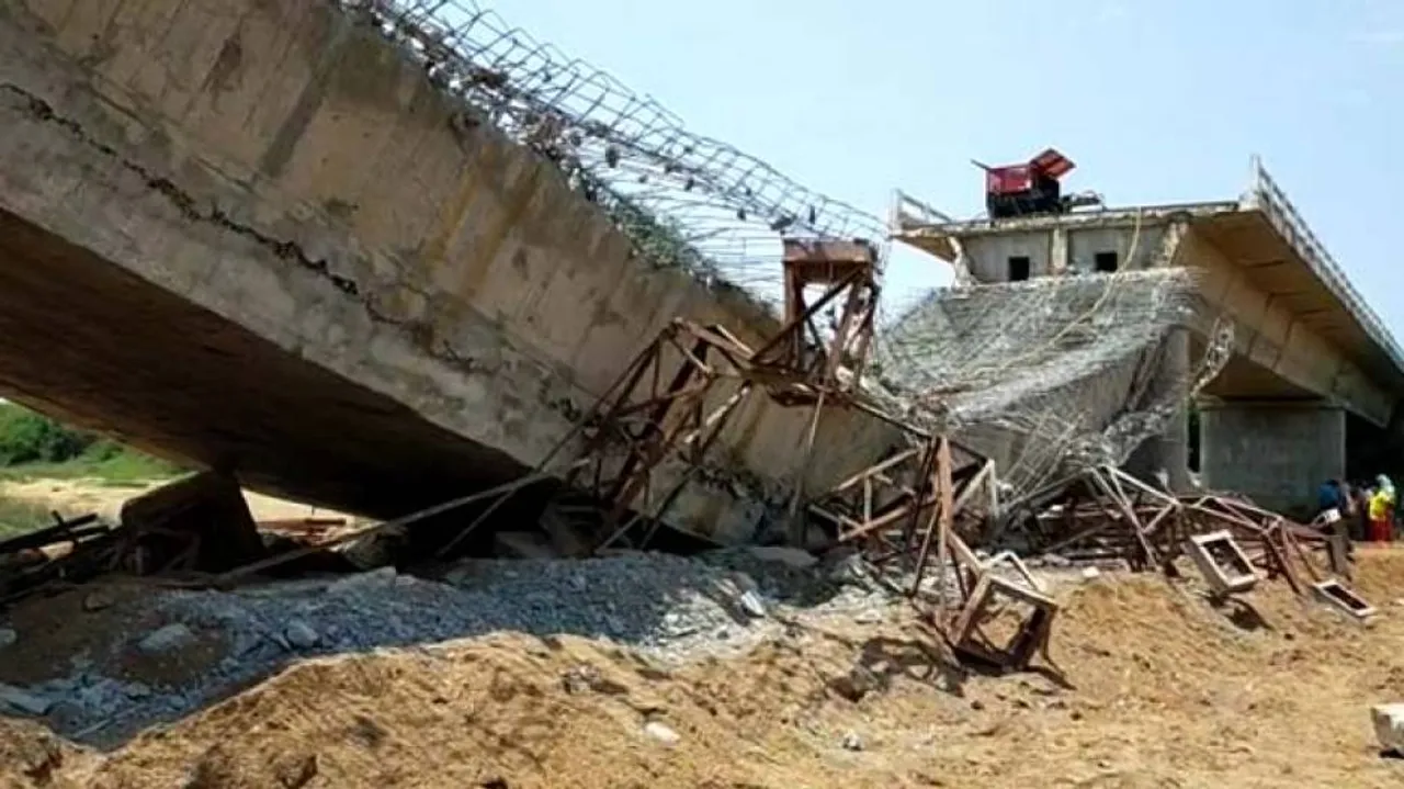 Suktel River Bridge In Bolangir Collapses, Two Labourers Killed