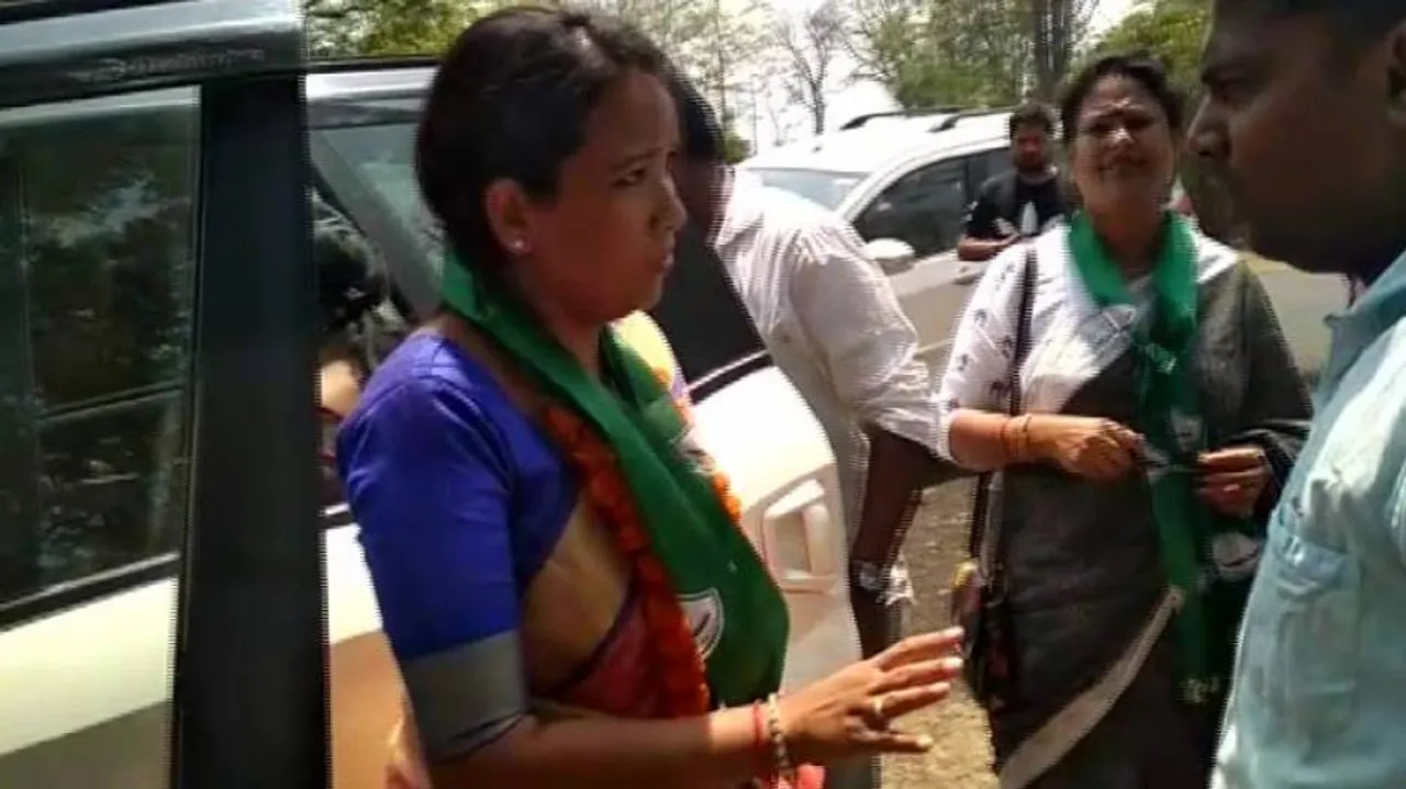 EC squad restricts road show of BJD Sundergarh LS candidate Sunita Biswal