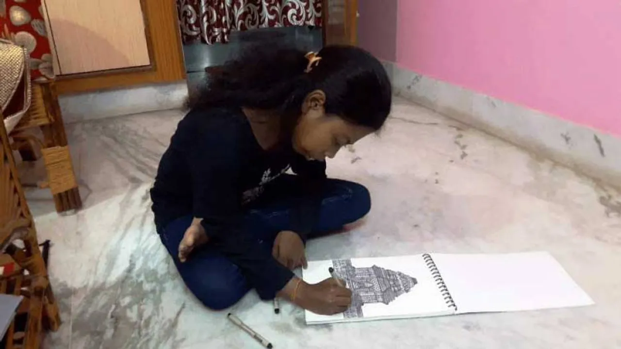 Susrita’s Microart sketches give new identity to major heritage sites