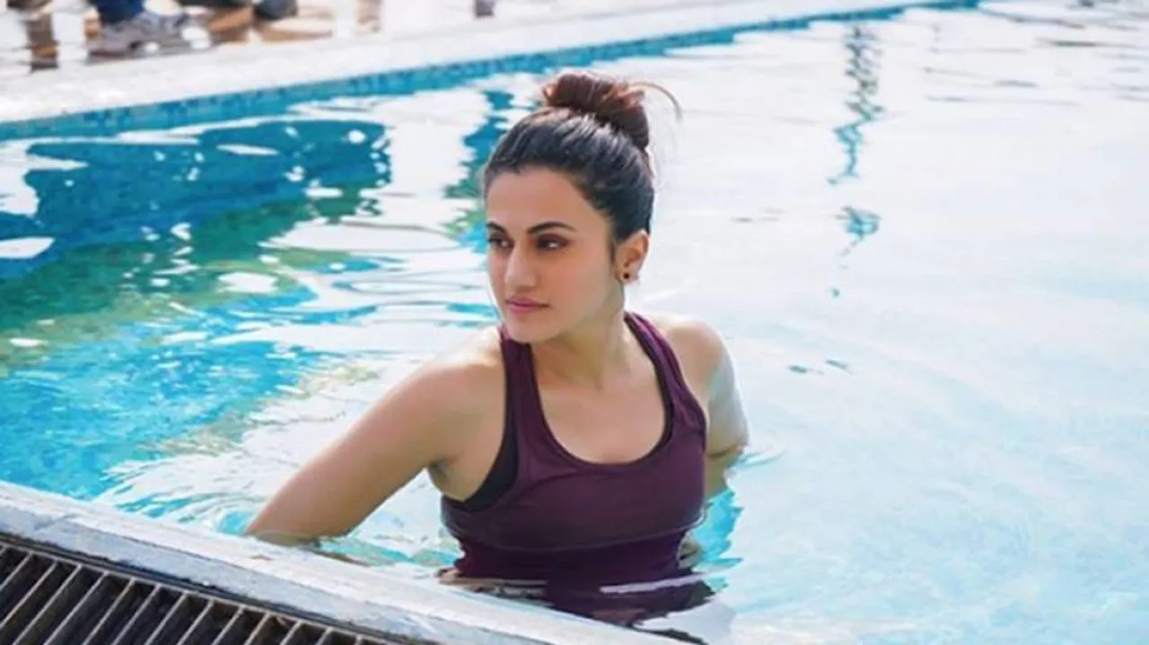 Taapsee Pannu Indulges In '#BigginiShoot' With Sisters | WATCH