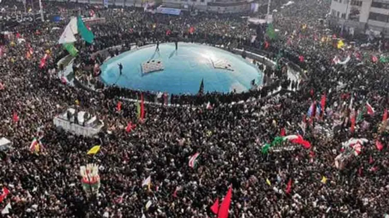 Thousands Gather In Tehran To Pay Homage To Soleimani