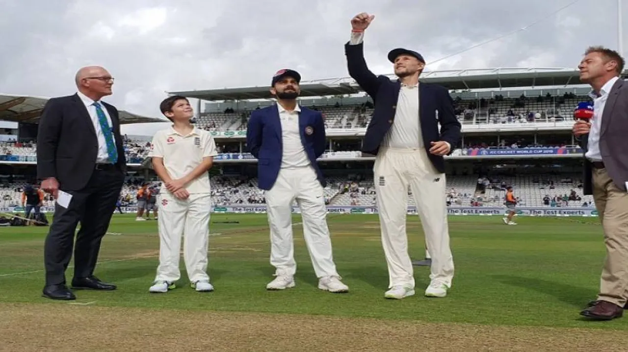 England opt to field in rain-interrupted Lord's Test
