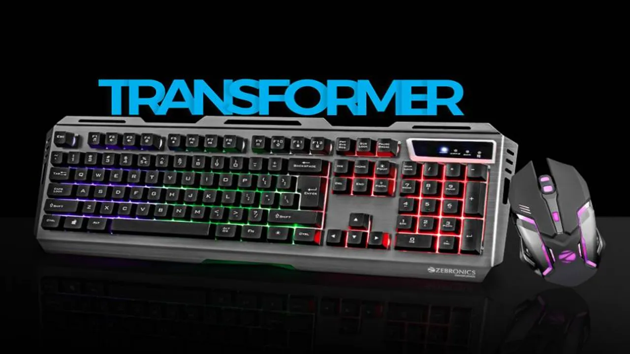 Zebronics launches premier gaming combo of Keyboard and Mouse