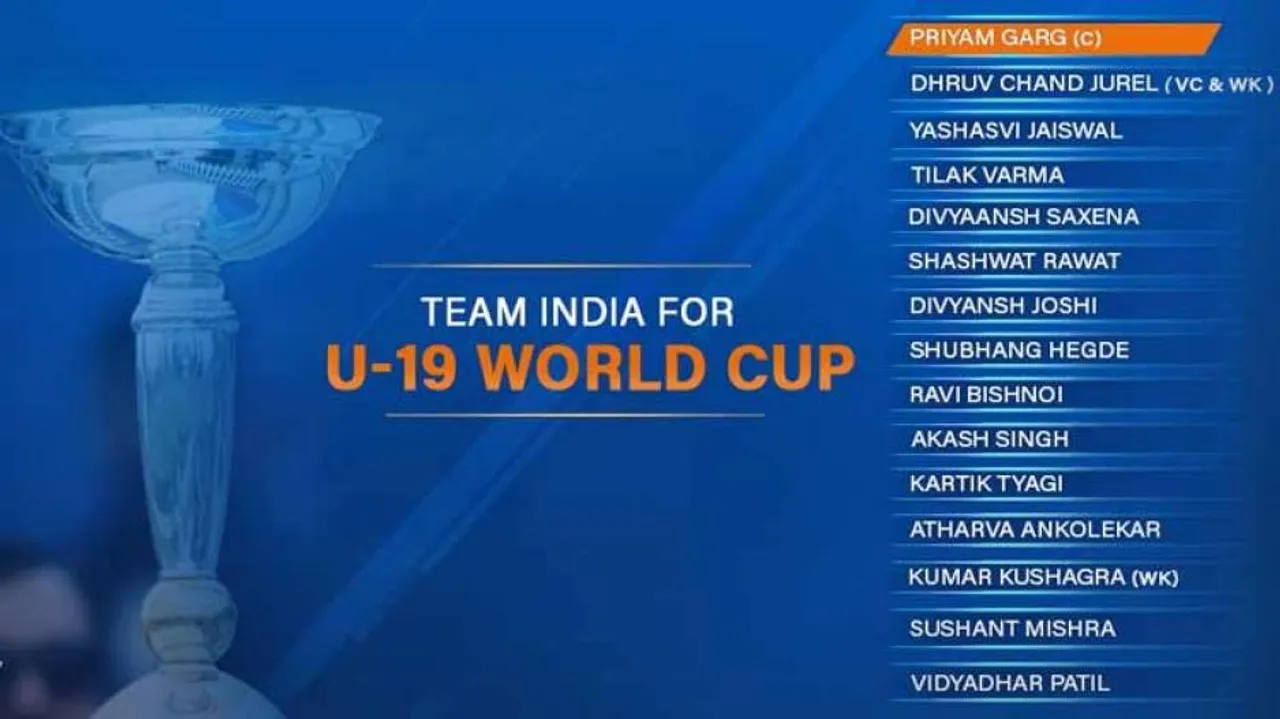 Priyam Garg To Lead India At U19 World Cup Next Year