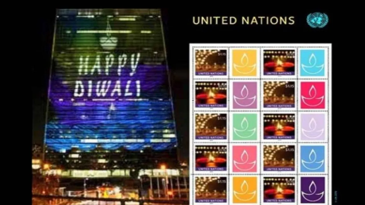 UN postal agency issues special stamps for Diwali