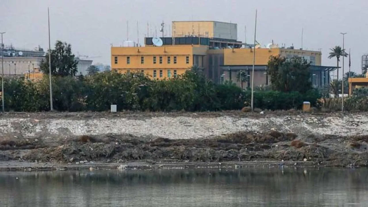 Four rockets land near US embassy in Baghdad