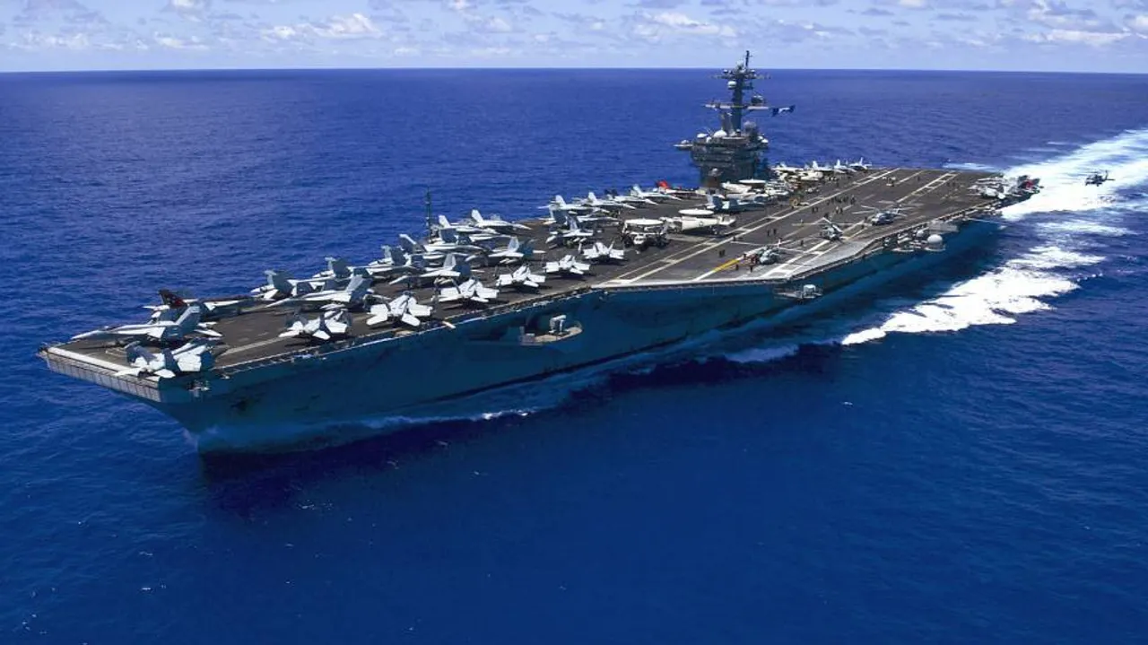 US sends aircraft carrier close to North Korea waters