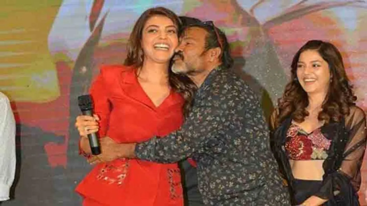 Oops! Kajal Agarwal grabbed & kissed during teaser release event