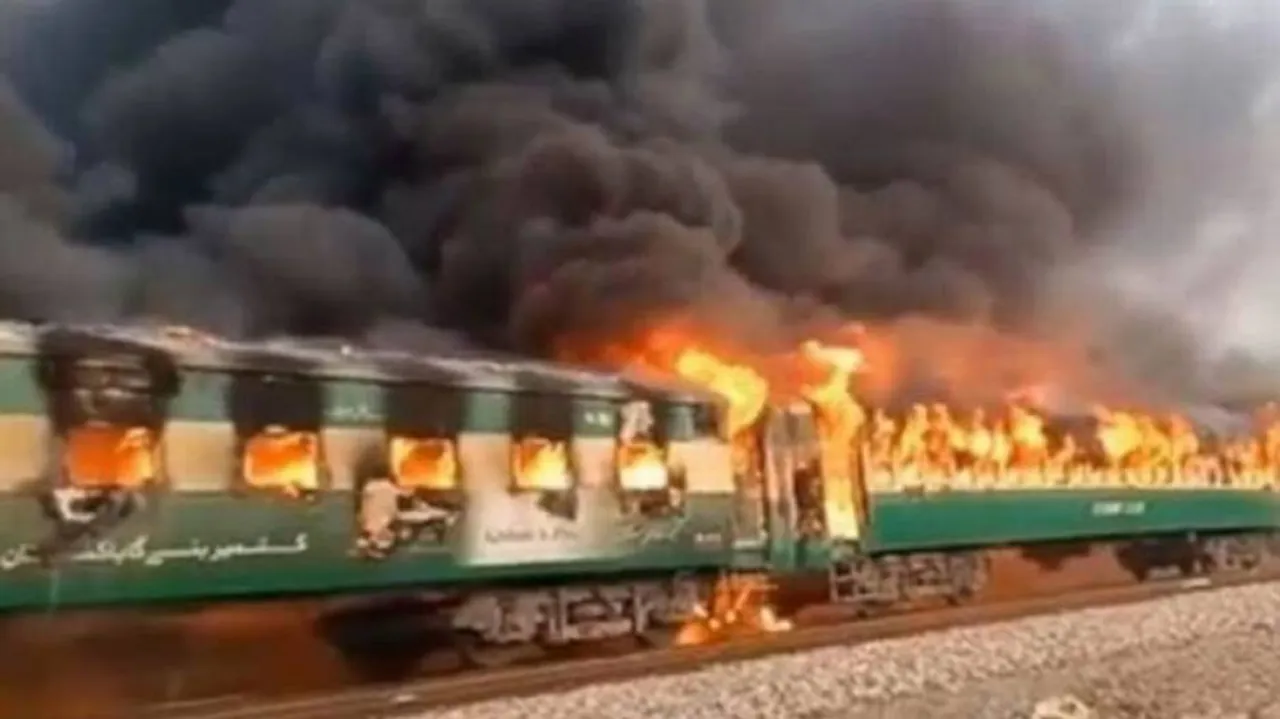 Pakistan Train Fire: Death Toll Rises To 65